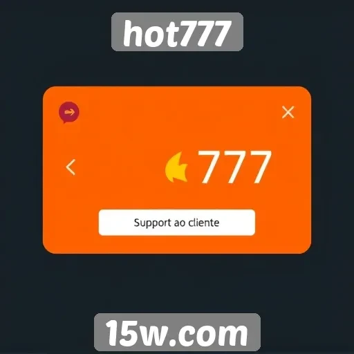 Avaliação de suporte ao cliente no hot777